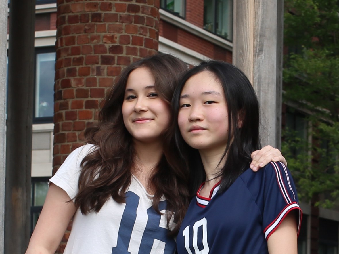 Nayoung Lee and Helena Suh posing