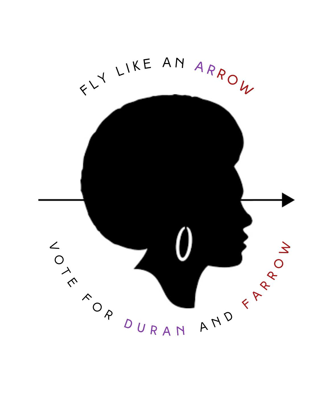 Samantha Farrow and Arlette Duran campaign logo