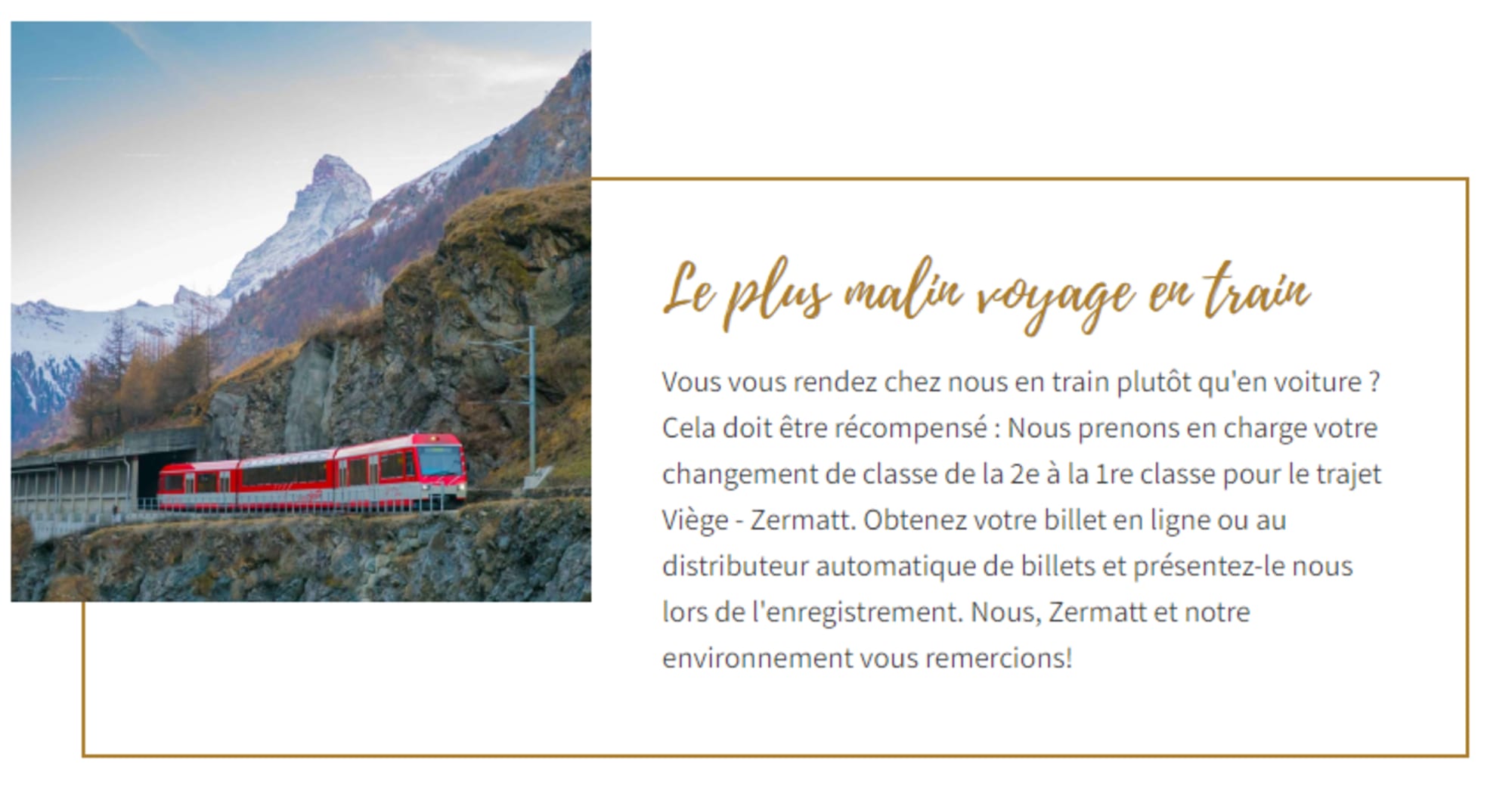 Capture d'écran du site web sur la durabilité de l'hôtel Bella Vista