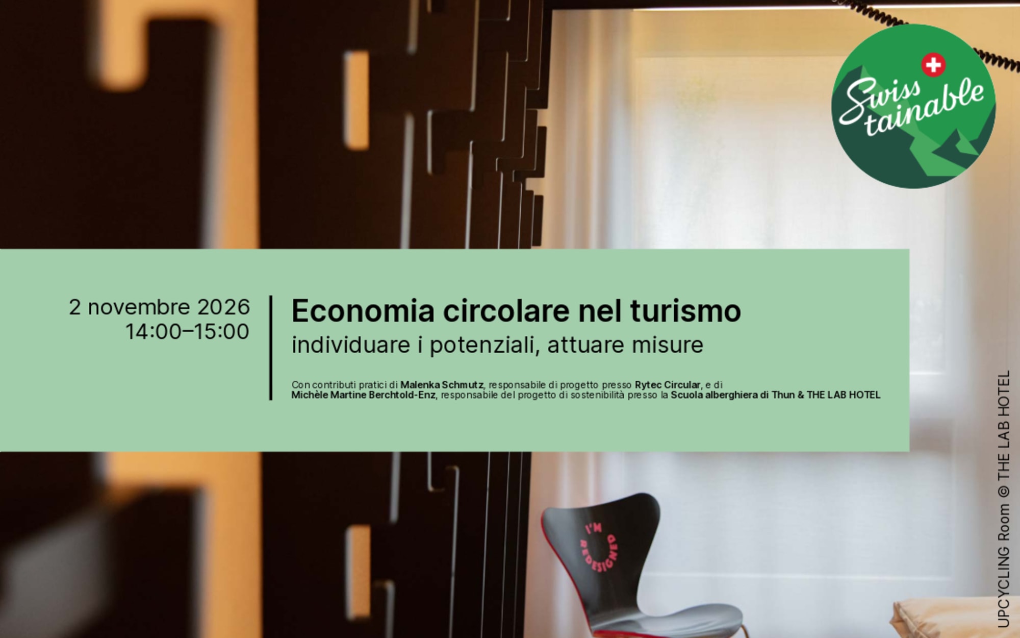 Webinar Swisstainable sull'economia circolare – Immagine chiave