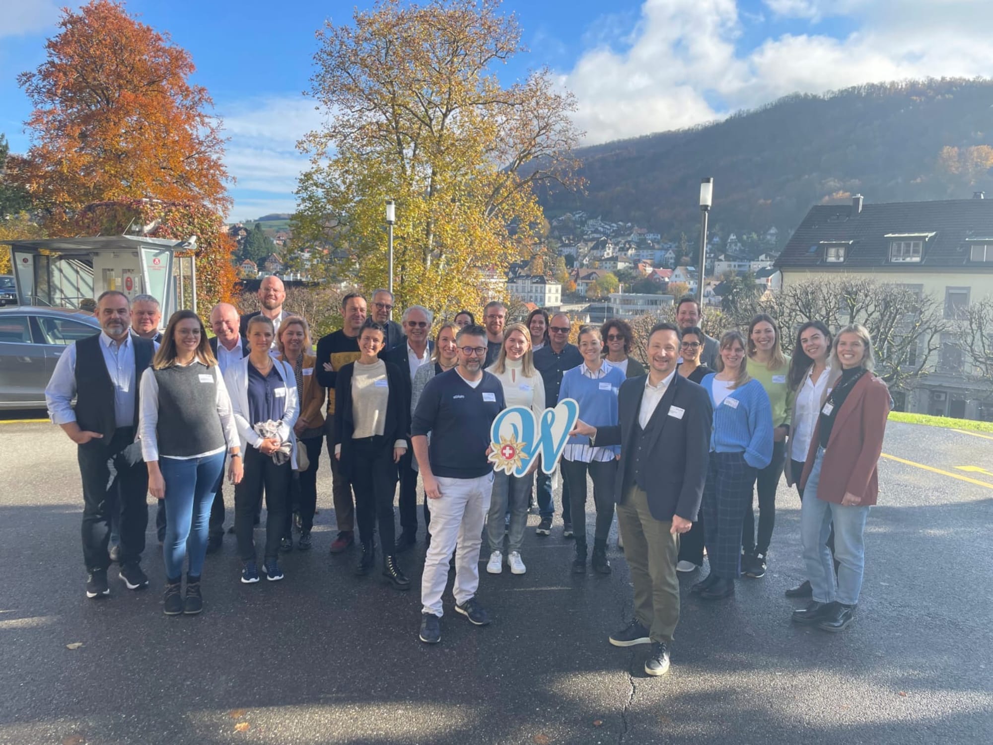 Gruppenfoto Teilnehmende Wellness Label Day 2022 in Baden