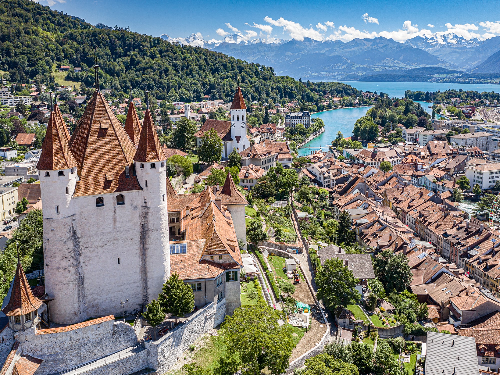 Schloss Thun und Stadt