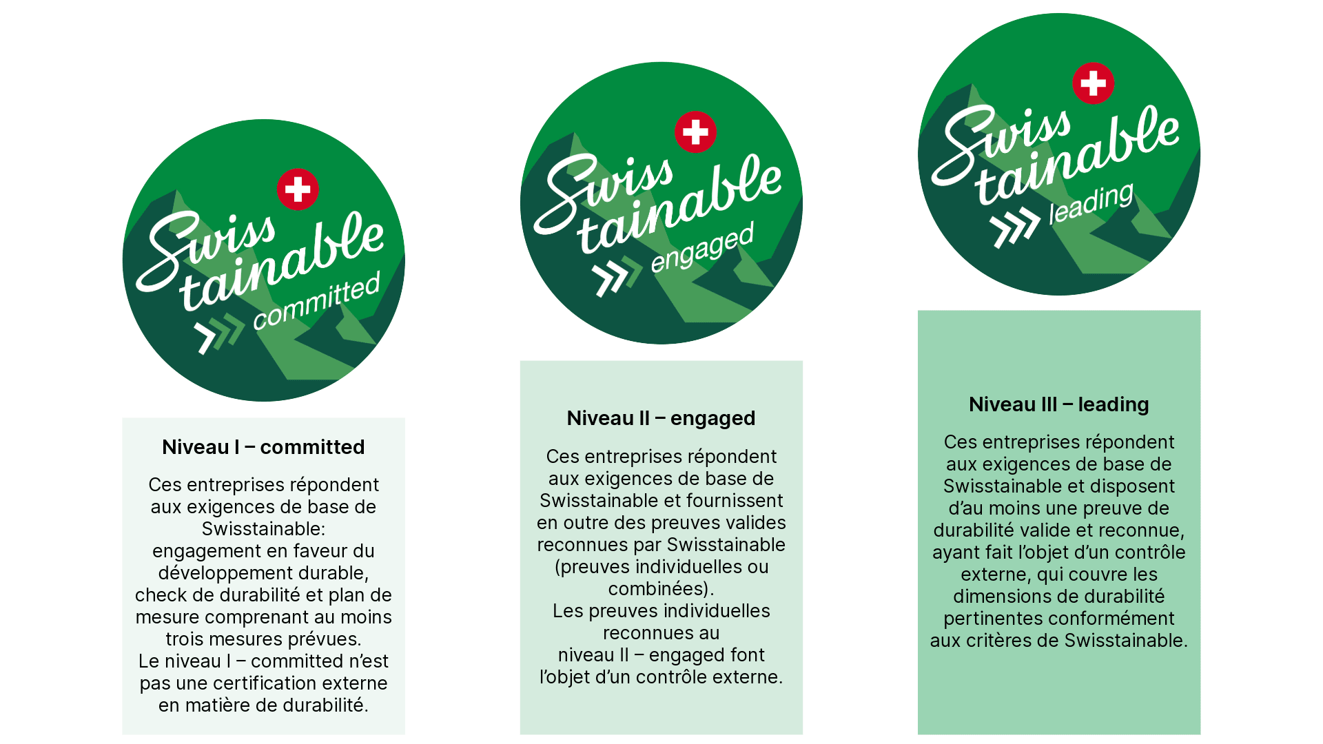 Aperçu des niveaux (en français)