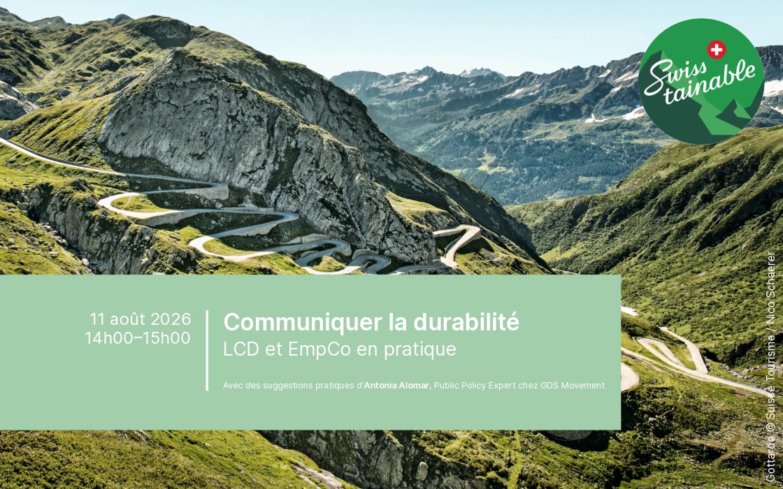 Webinaire «Communiquer la durabilité: LCD et EmpCo en pratique»