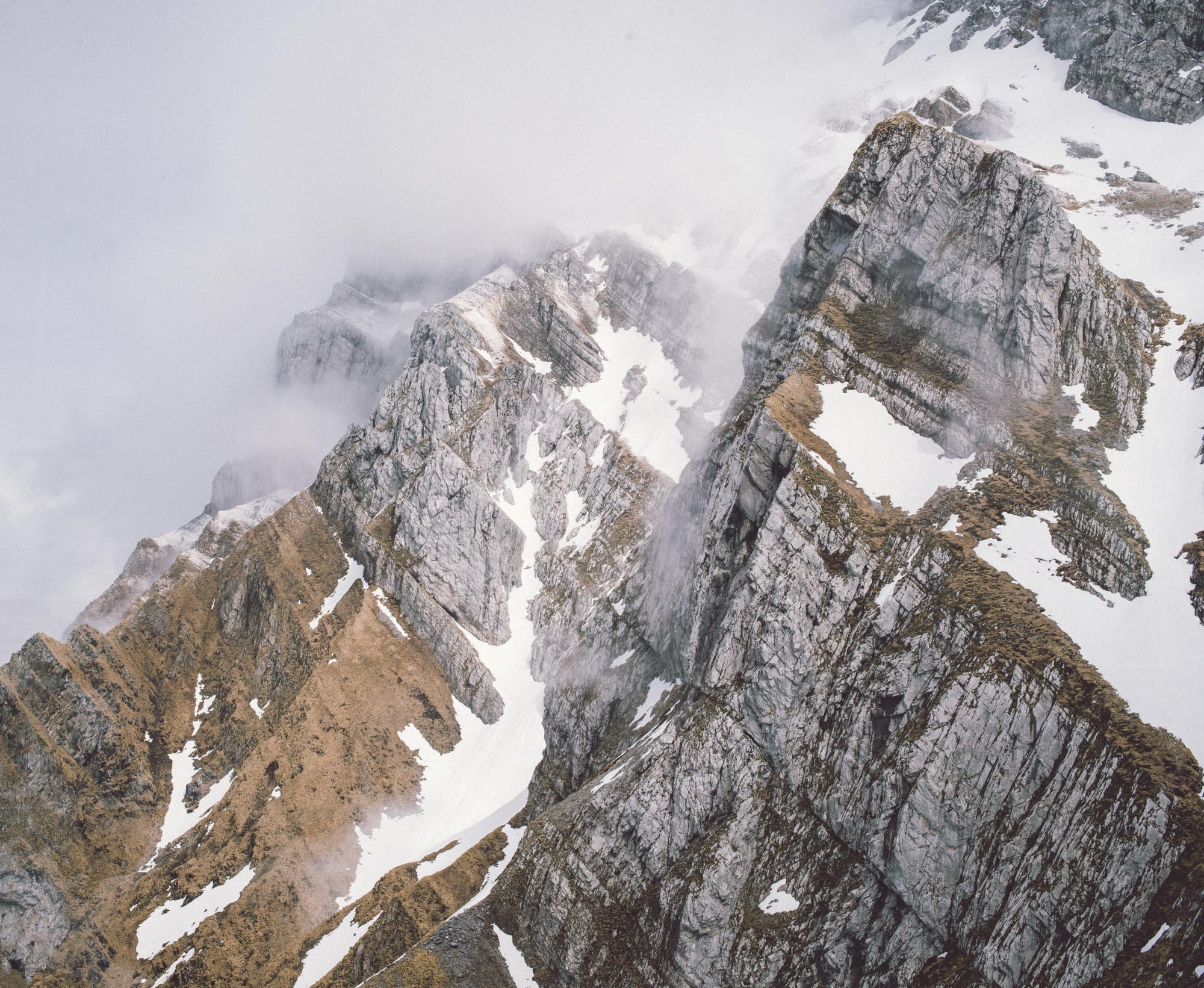 Nahaufnahme des Säntis