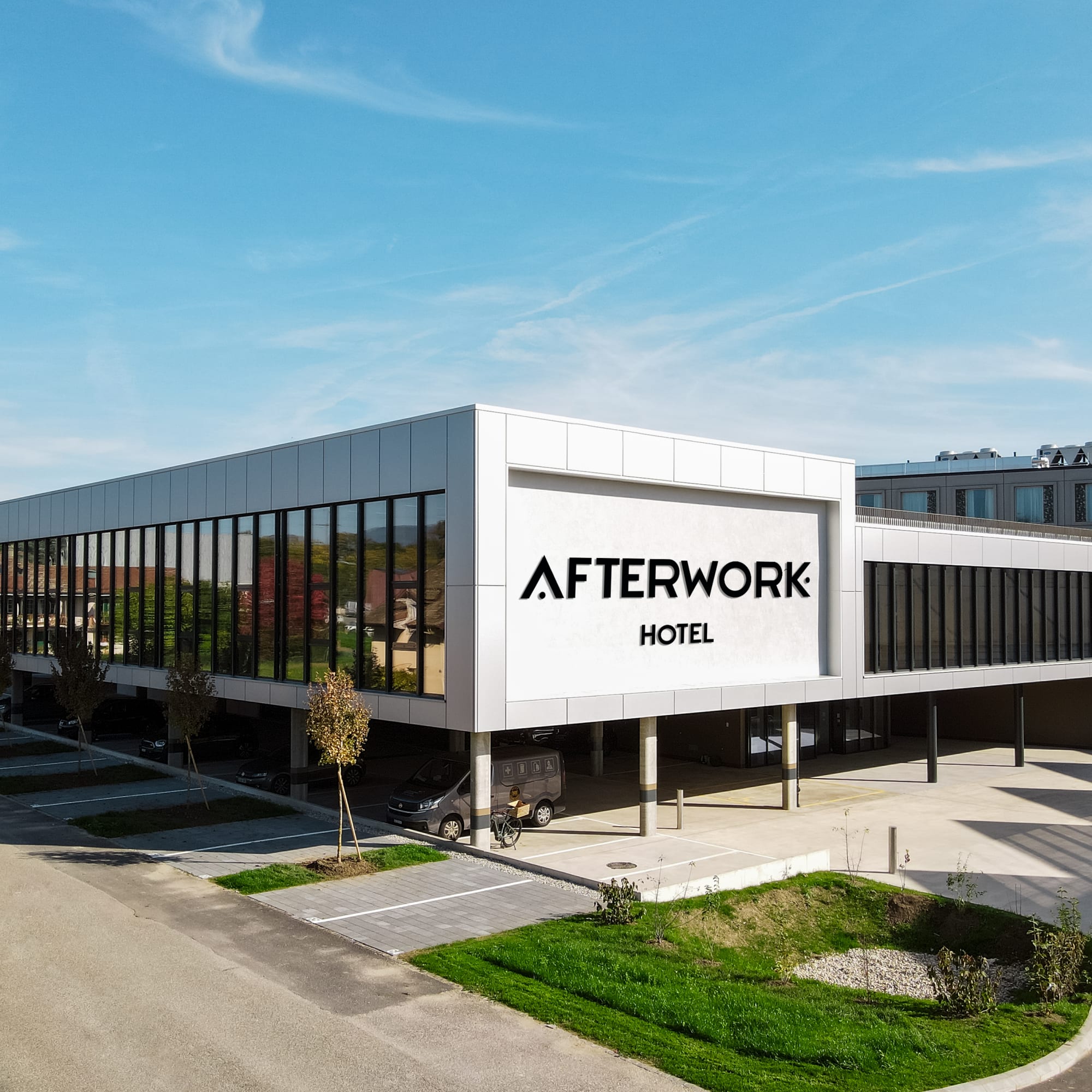 Vista esterna dell'hotel Afterwork