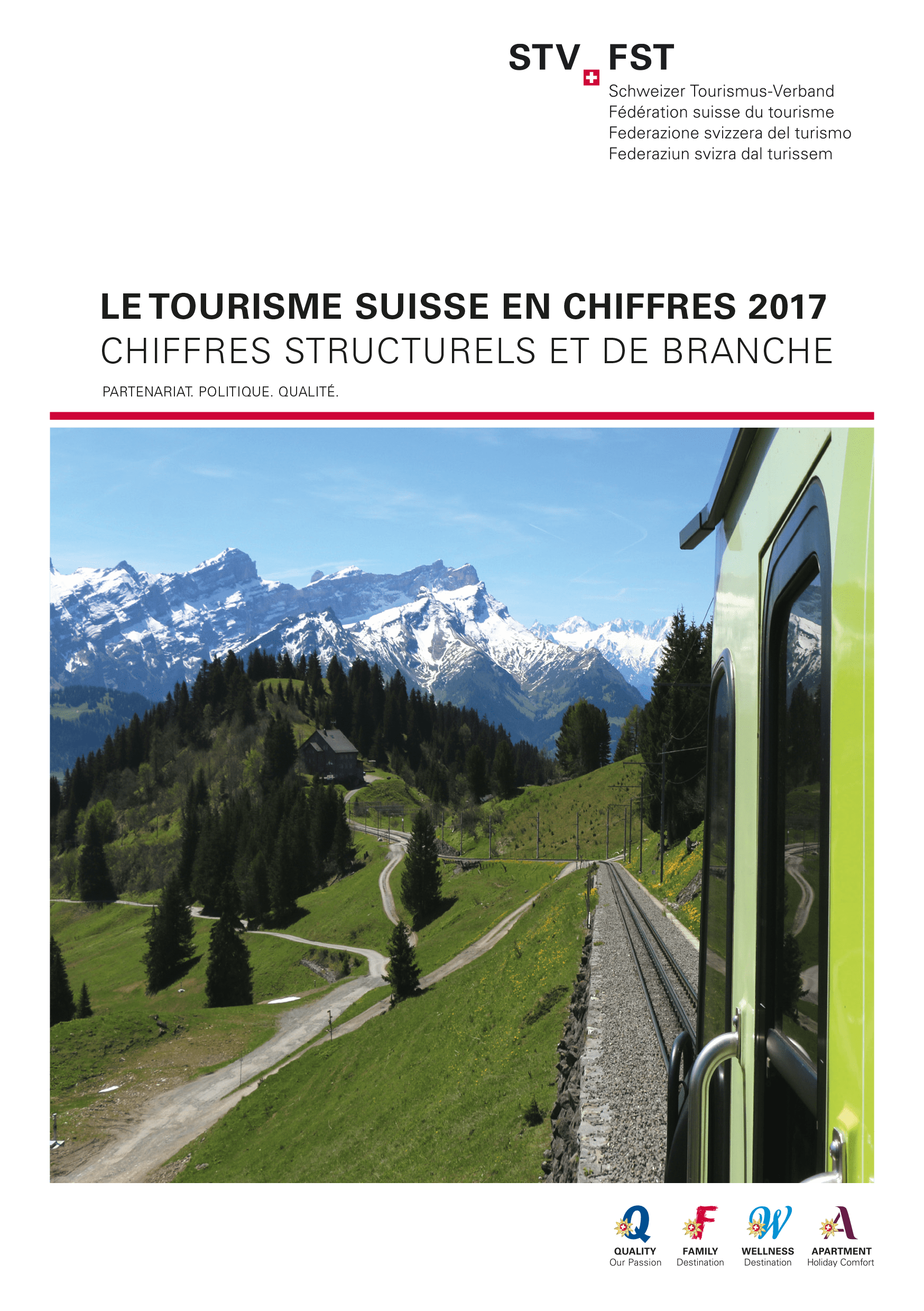 Le tourisme suisse en chiffres 2017