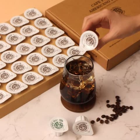 [코엔에프] 포션커피 7종 택1 (아메리카노/헤이즐넛/디카페인 유산균/스위트/바닐라/카라멜/유자차)