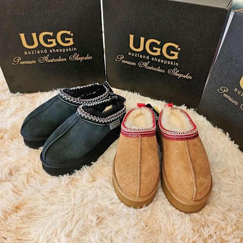 [오즈랜드] UGG 어그 타스만 양가죽 플랫폼 슬리퍼 AUZ086