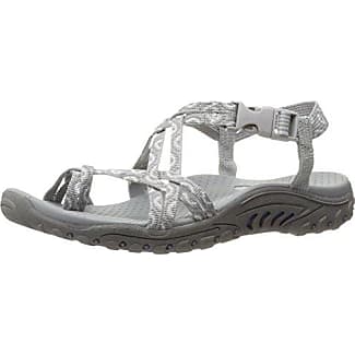 skechers sandals grey