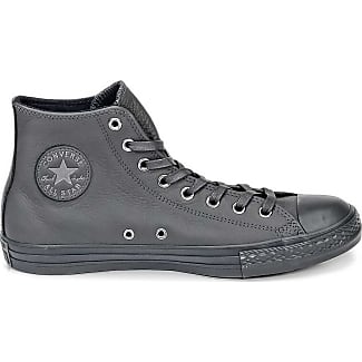 converse platform nere pelle