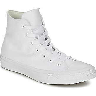 converse platform bianche alte