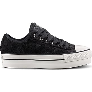 converse nere platform basse