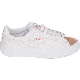 puma scarpe bianche e argento