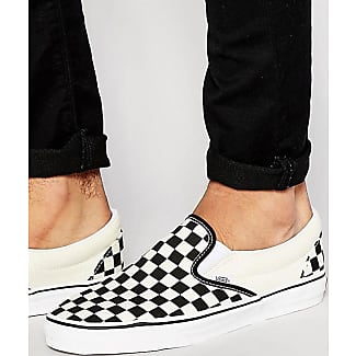 vans slip on scacchi nere