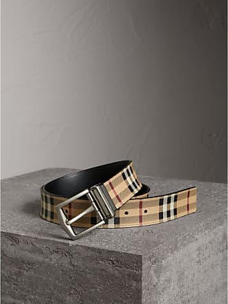 burberry george house check belt