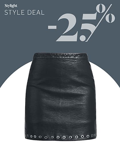 Dein täglicher Stylight Style Deal: Heute mit coolem Lederrock -25%