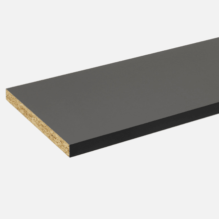 KORTE LEVERTERMIJN: Melamine-panelen 18mm met 1 lange zijde gekantlijmd vanaf 12stuks img
