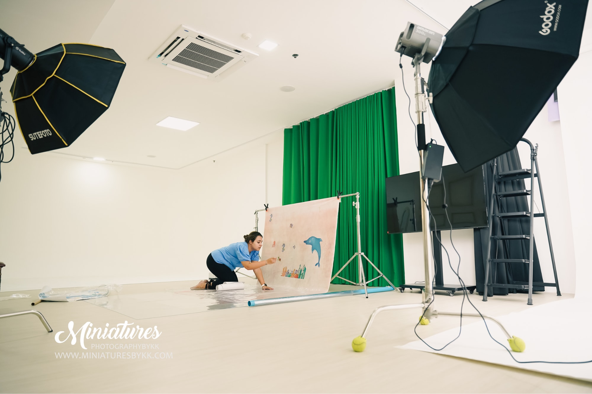 Behind the scenes at a Miniatures session in Bangkok