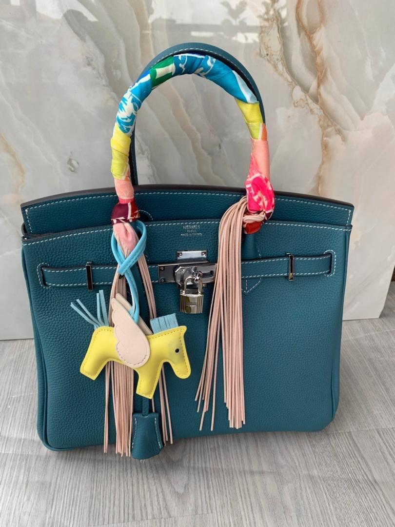 Teal Statement Tote Bag