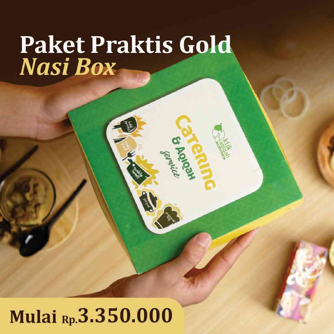 Paket Praktis Gold Nasi Box