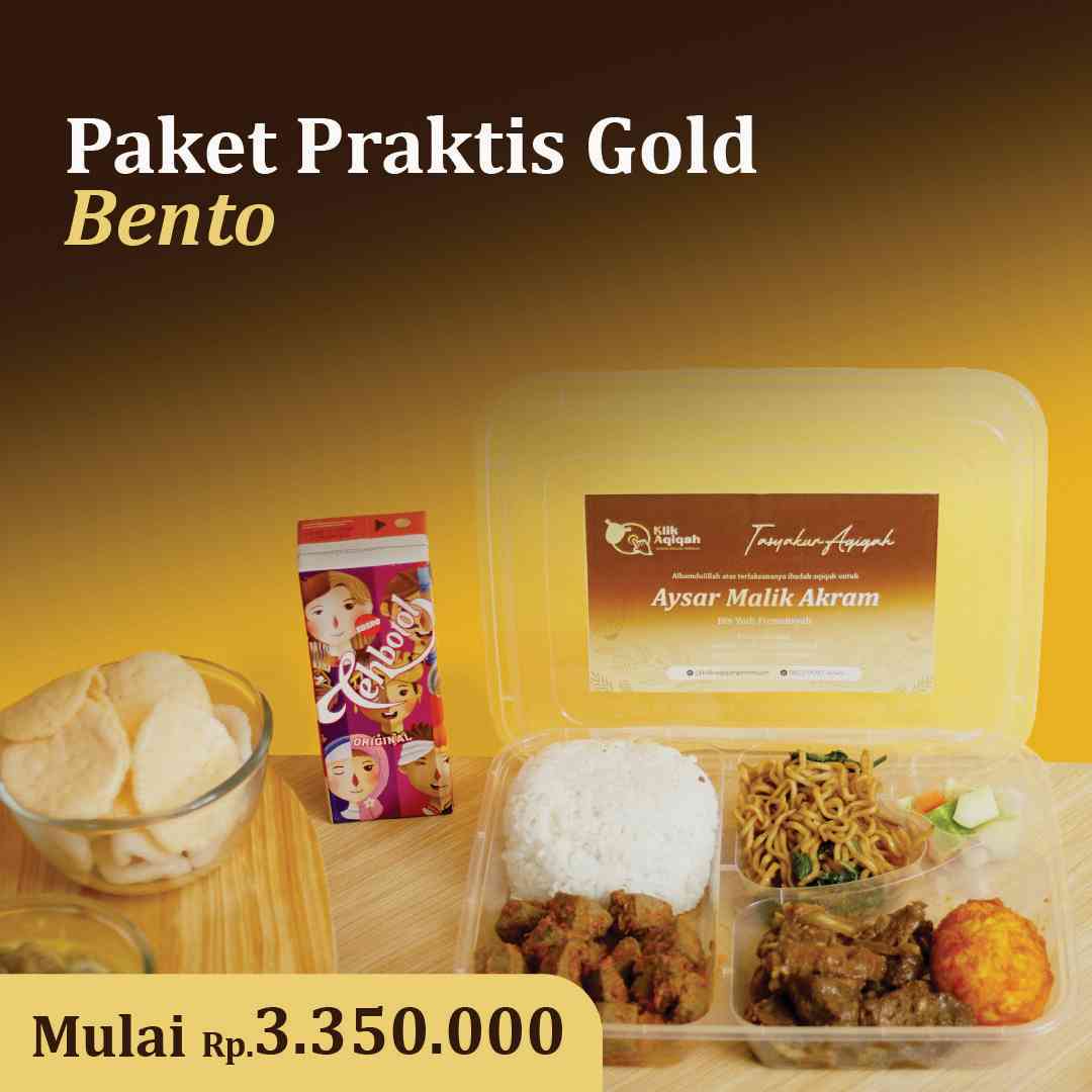 Paket Praktis Gold Nasi Bento