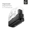 BG-3D Batterigrep for Sony Alpha 6000, 6300 kameraer - Vertikalt portrettgrep fra CELLONIC