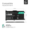 Battery for HP Pavilion x360 14-BA Series, BK03XL, 916366-421, TPN-W125 11.55V 4150mAh from CELLONIC