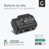 3x Batteria sostitutiva AS037 per telecomando/radiocomando IMET BE5000, IMET I060-AS037 Affidabile ricambio da 2000mAh celle dalla lunga durata di vita utile