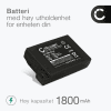 XL Batteri for Sony PSP Slim & Lite (PSP-2000 / PSP-2004) / PSP Brite (PSP-3000 / PSP-3004) - PSP-S110 (1800mAh) reservebatteri + Ekstra husdeksel