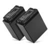 2x Kamera Batteri til Panasonic SDR-H80 -H40 -H20 AG-AC160 -AC130 AG-HMC150 HDC-TM700 HDC-SD9 -SD5 -SD20 -SD10 HDC-SDT750 HDC-MDH1 - DMW-BLA13 VW-VBG360 VW-VBG6 7800mAh Udskiftsningsbatteri til kamera