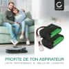 2x Batterie pour Vorwerk Kobold VR100, VX100 (Vorwerk 46439) 4500mAh de CELLONIC