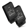 2x 1220187 Ersatz Akku für Ascom D81, Avaya DECT 3749, Aastra DT413 - Telefon Ersatzakku - 1100mAh Telefonakku, wiederaufladbare Batterie