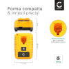 Caricabatteria DW9116, DE9310, DC9310, DE9135 compatibile per batterie DeWalt 7.2V-18V Ni-MH & Ni-Cd Caricatore di batterie DW9057, DE9057, DE9085 da 7,2V, DW9062, DW9061, DE9036, DE9061, DE9062 e DC9071 DE9037 DE9072 DE9074 DE9075 DE9086 DE9274 DE9501