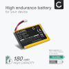 Batteri for Garmin Forerunner 735XT / Forerunner 630 / Forerunner 235 / Forerunner 230 / Forerunner 225 / GRM0371754 - 361-00086-00 (180mAh) reservebatteri