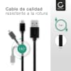 Cable USB para Sony A6000 A6300 A6500 A5100 A5000 FDR-X3000 A7s II Alpha 7r ii Alpha 7 ii DSC-RX100 DSC-HX400V NEX-6 HDR-AS50 - Cable de Carga y Datos 1m 2A negro PVC