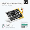 1x Batteri for Phonak ComPilot II, ComPilot I IP462539 (300mAh, 3.7V) fra CELLONIC