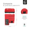 CELLONIC Milwaukee 14,4V-18V Oplader voor Li-Ion Lithium Ion Accu's - 3A 48-11-1811, 48-59-1812, 48-11-1815 Vervangende Oplader voor accu's van draadloos elektrisch gereedschap