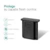 10x Funda protectora para zapata flash de cámaras fotográficas Nikon, Canon, Fujifilm, Pentax, Panasonic Lumix - Tapa zapata flash externo de plástico ligero Hot Shoe Cover