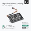 1x Batteri for TomTom Go 510, Go 520, Go 500, GO 930, Go Basic 6, Go 520 WIFI, Via 62, 4FA50, Pro 7250 Truck AHA11110004, P5, P6 (1100mAh, 3.7V) fra CELLONIC