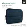CELLONIC Nettbrettveske 10.1 tommer Universal Nylon Sort - Beskyttelse til nettbrett med anti-støt-bobler, vannavstøtende | Etui