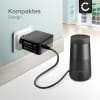 5.5mm x 2.5mm Ladegerät für Bose Soundlink Mini Soundlink I Lautsprecher Musikbox - 2A Ersatz Ladekabel - Speaker Charger, Netzteil