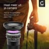 CELLONIC® Vervanging Zonnekap voor bajonet ES-65B voor Canon RF 50mm F1.8 STM lens, zonnekap van Plastic