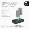 2x CELLONIC Camera Battery for Nikon D90 D700 D300 D900 D100 D200 D300S D50 D70 D70s D80 Replacement EN-EL3a EN-EL3e EN-EL3 Battery 2000mAh Backup + Dual Charger MH-18a