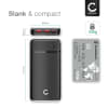 CELLONIC®  USB Powerbank met 10000mAh en 4 USB Ports, + USB Kabel - + USB Kabel Mobil USB Oplader, Batterijpack USB Power pack