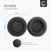 subtel Replacement Ear Pads for Corsair Virtuoso RGB Wireless / Virtuoso RGB Wireless SE / Virtuoso RGB Wireless XT Headphone Covers Soft Foam Earpads Over Ear Headphone Cushions / Earphone Cups
