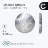 CELLONIC CR2025 Knappecellebatterier (Lithium, 150 mAh, 3V) til Bilnøkler, Garasjeåpnere, Medisinsk Utstyr – x6-Pakke