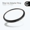 CELLONIC 72mm to 77mm Step Up Ring – Lens Filter & Hood Stepping Up Adapter Ring Mount Adapter for Canon, Nikon, Sony, Fuji, Olympus Camera Lenses