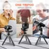 360° Mini Mobile Phone Tripod Camera Tripod with Universal 1/4” Screw and Smartphone Tripod Mount 13-22 cm Extendable Legs for Phone Video Camera DSLR vlogging Tripod for iPhone