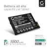 Batteria GP-S10-346392-0100 compatibile con Amazon Kindle 3. Generation Ricambio da 1900mAh per tablet pc -Sostituzione di lunga durata